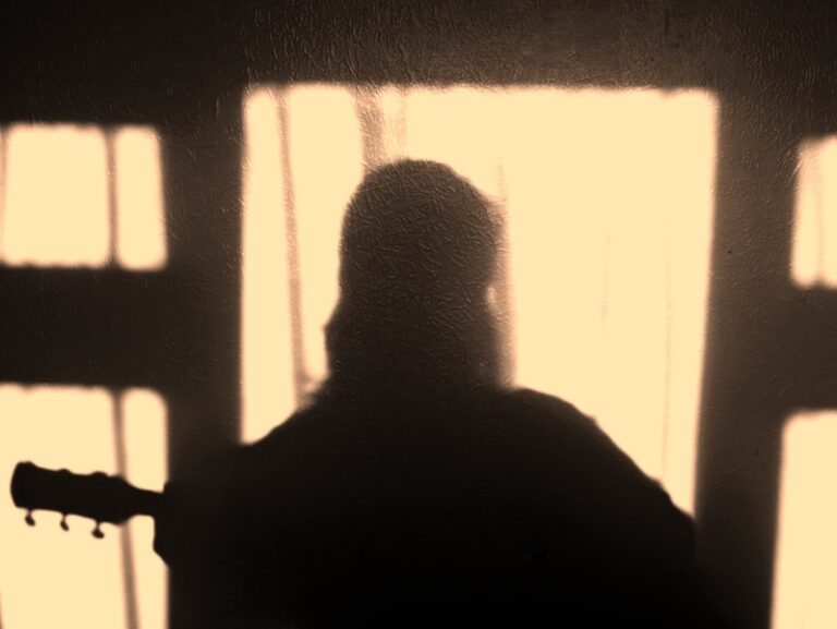 guitar player silhouette kompoz profile pic