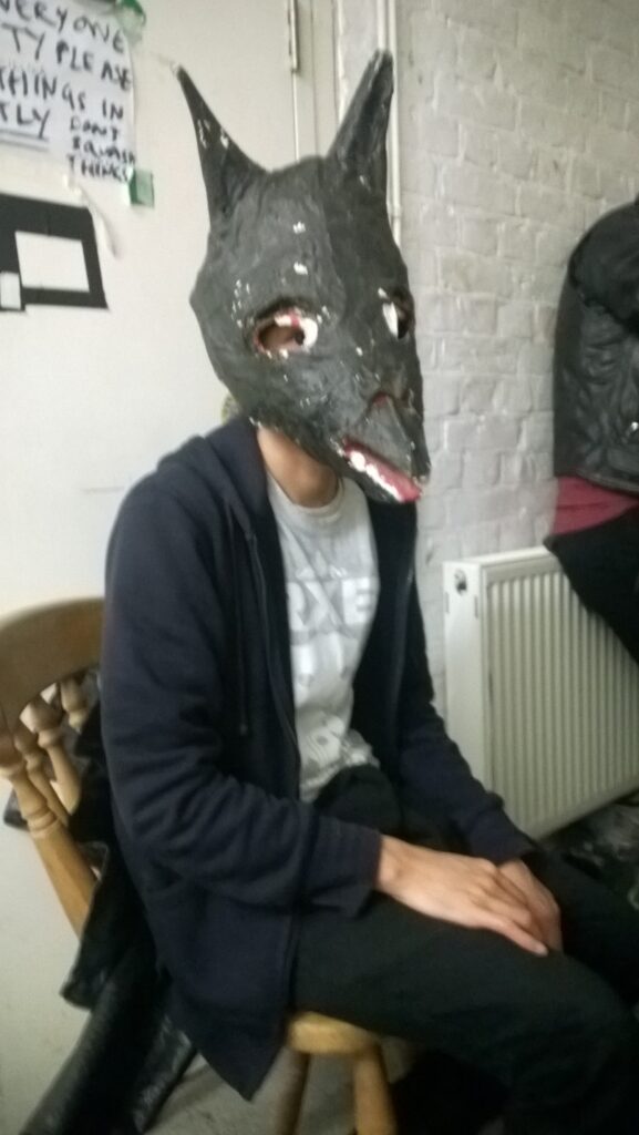 me with animal mask